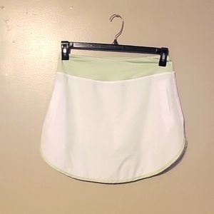 Simply Southern‎ Skort White and Green Womens Medium